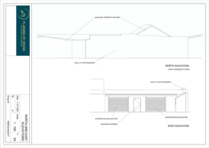 Architect Drawings and Planning Permission for Change of Use to MOT Centre