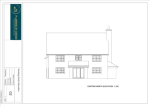 Architect Drawings and Planning Permission for a Garage Conversion
