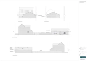 Architect Drawings and Planning Permission for New Build 2 Bedroom Bungalow
