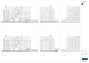 Architect Drawings and Planning Permission for Change of Use from Residential to Holiday Let