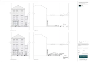 Architect Drawings and Planning Permission for a Dropped Kerb