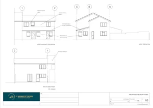 Architect Drawings and Planning Permission for a Single Storey Extension