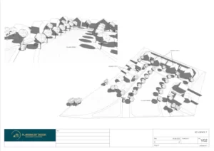 Architect Drawings and Planning Permission for 8 New Build Houses