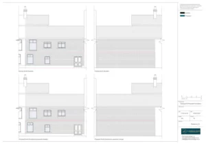 Architect Drawings and Planning Permission for a Change of Use to Nail Salon