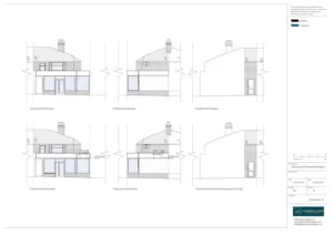 Architect Drawings and Planning Permission for a Change of Use to Pizza Takeaway