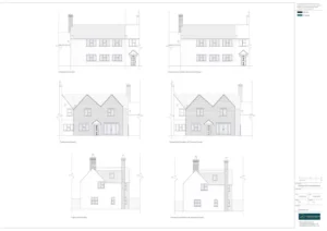Architect Drawings and Planning Permission for Change of Use from Guesthouse to Dwellinghouse.