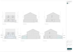 Architect Drawings and Planning Permission for a Single Storey Rear Extension