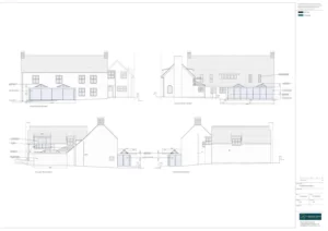 Architect Drawings and Planning Permission for a Single Storey Extension and Orangery