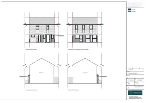 Architect Drawings and Retrospective Planning Permission for a Porch and Internal Alterations