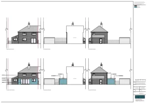 Architect Drawings and Planning Permission for a Single Storey Extension