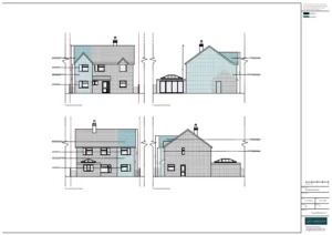 Architect Drawings and Planning Permission for a Double Storey Side Extension