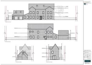 Architect Drawings and Planning Permission for a 5 Bedroom New Build House