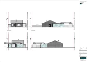 Architect Drawings and Planning Permission for Erection of a Garage and Single Storey Rear Extension