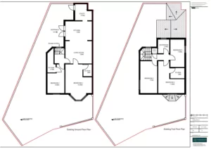Architect Drawings and Planning Permission for Retrospective House in Multiple Occupancy (HMO)