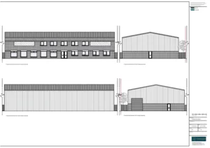 Architect Drawings and Planning Permission for a Change of Use from Light Industry to Church and Community Centre