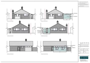 Architect Drawings and Planning Permission Single Storey Extension
