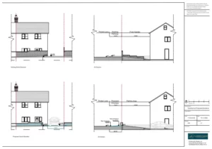 Architect Drawings and Planning Permission for a Dropped Kerb