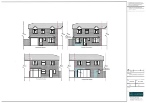 Architect Drawings and Planning Permission for Garage Conversion and Bi-Fold Doors