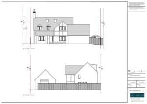 Architect Drawings and Retrospective Planning Permission Change of Use and Fence