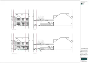 Architect Drawings and Planning Permission for a Dropped Kerb