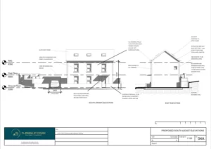 Architect Drawings and Planning Permission for a 3 Bedroom New Build House