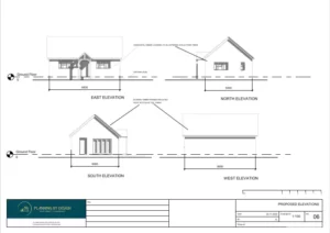 Architect Drawings and Planning Permission for a Retrospective Change of Use from Annex to Guesthouse