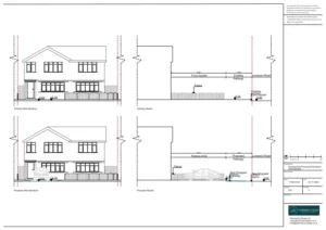 Architect Drawings and Planning Permission for a Dropped Kerb
