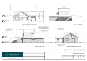 Architect Drawings and Planning Permission for a Garage Conversion and Extension