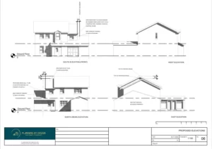 Architect Drawings and Planning Appeal for a Double Storey Extension