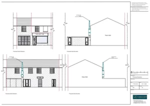 Architect Drawings and Planning Permission for a Change of use from Class E to Mixed Use Micro Brewery with Ancillary Staff Accommodation