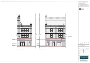 Architect Drawings and Planning Permission for Change of Use