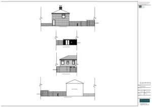 Architect Drawings and Planning Permission for Retrospective Dog Kennels