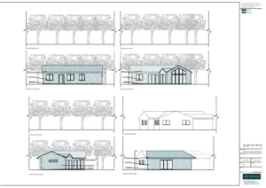 Architect Drawings and Planning Permission for a 2 Bedroom New Build House