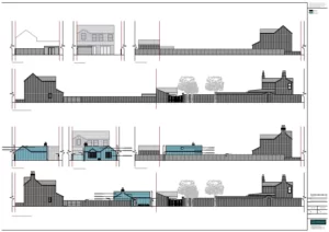 Architect Drawings and Planning Permission for a 1 Bedroom New Build Bungalow