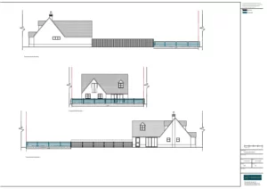 Architect Drawings and Planning Permission for a Garden Extension and Change of Use
