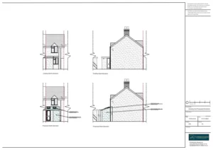 Architect Drawings and Planning Permission for a Single Storey Extension and Interior Alterations