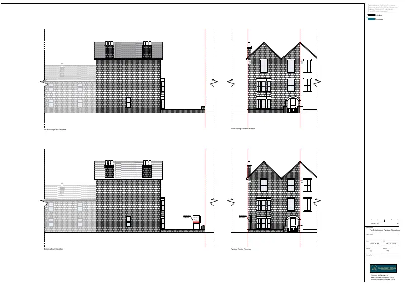 Architect Drawings and Signage for Retrospective Signage