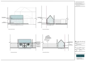 Architect Drawings and Planning Permission for an Outbuilding