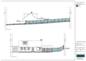 Architect Drawings and Planning Permission for a Fence