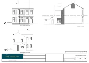 Architect Drawings and Planning Permission for a 5 Bed House in Multiple Occupancy (HMO)