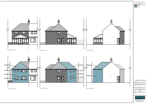 Architect Drawings and Planning Permission for a Double Storey Extension