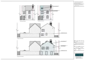 Architect Drawings and Planning Permission for a Double Storey Extension