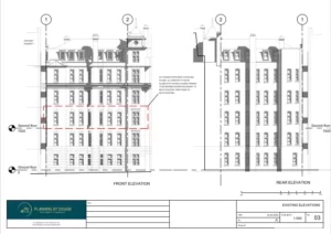 Architect Drawings and Planning Permission for Replacement Windows