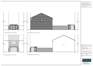 Architect Drawings and Planning Permission for a Change of Use to Dog Grooming Centre