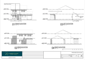 Architect Drawings and Planning Permission for a Single Storey Extension
