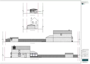 Architect Drawings and Planning Permission for a Garage Conversion