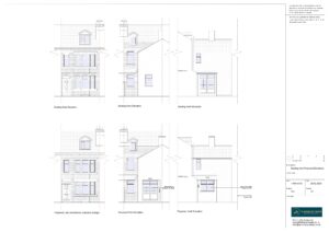 Architect Drawings and Planning Permission for a Conversion to Flats