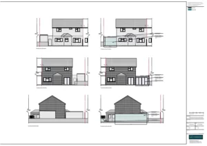 Architect Drawings and Planning Permission for a Single Storey Side Extension