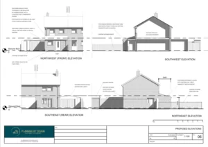 Architect Drawings and Planning Permission for a Single Storey Extension