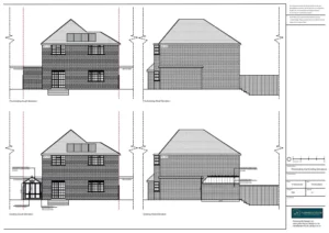 Architect Drawings and Planning Permission for a Single Storey Extension